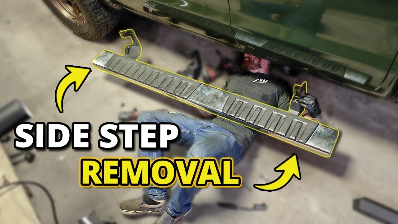 How To Remove Silverado Running Boards - How To Remove Sierra Side Steps 2014-2019