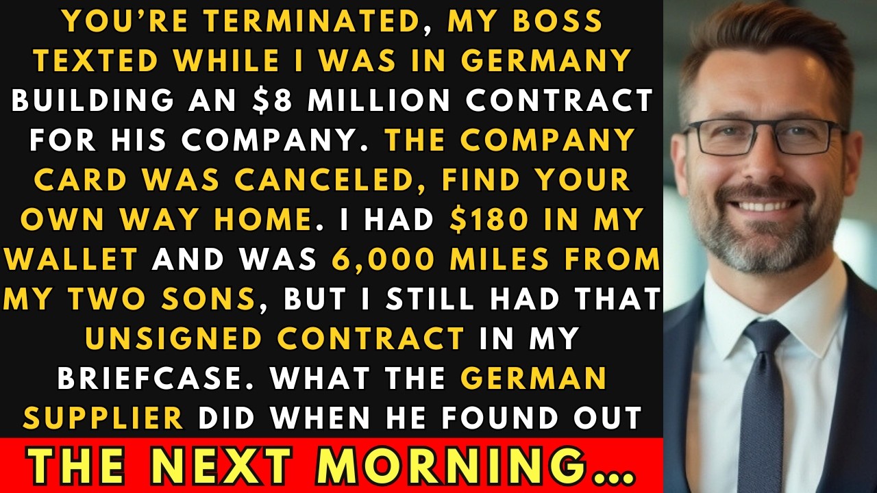 They Fired Me Via Text In Germany; I Cost Them Their $8M Contract | Office Revenge