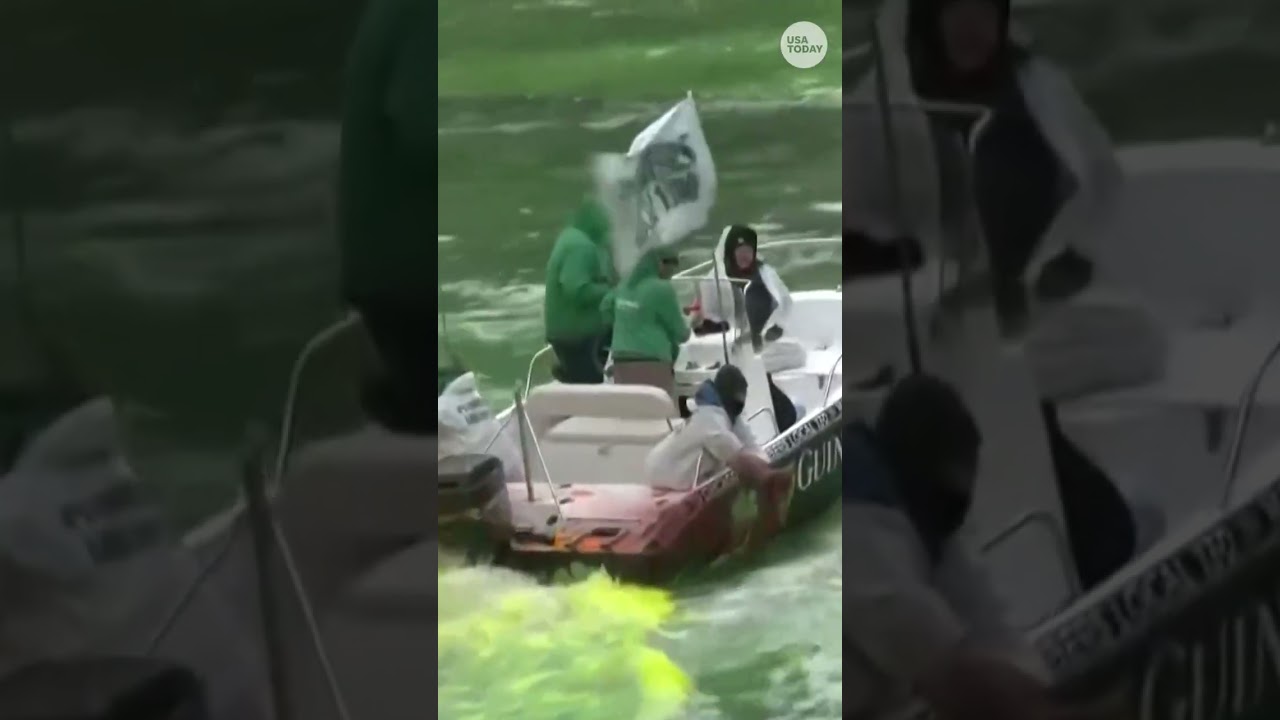 Chicago River turns bright green for St. Patrick's Day tradition