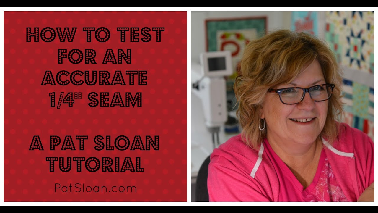 Pat Sloan Tutorial on 1/4