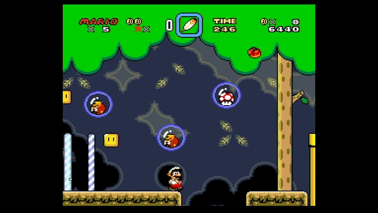 スーパーマリオワールド まよいの森
