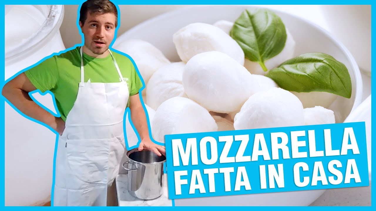 Mozzarella fatta in casa ... ricetta con tutti i passaggi!