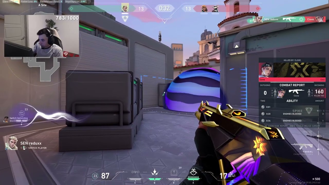 Crashies and Crew Stunned as SEN Reduxx Clutches a 1v5 Ace in Radiant!