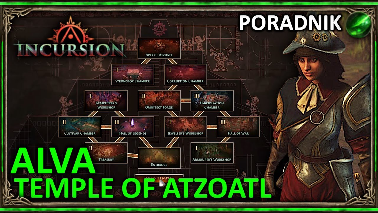 INCURSION (Alva) - Poradnik ◼ Temple of Atzoatl ◼ Path of Exile (3.12)