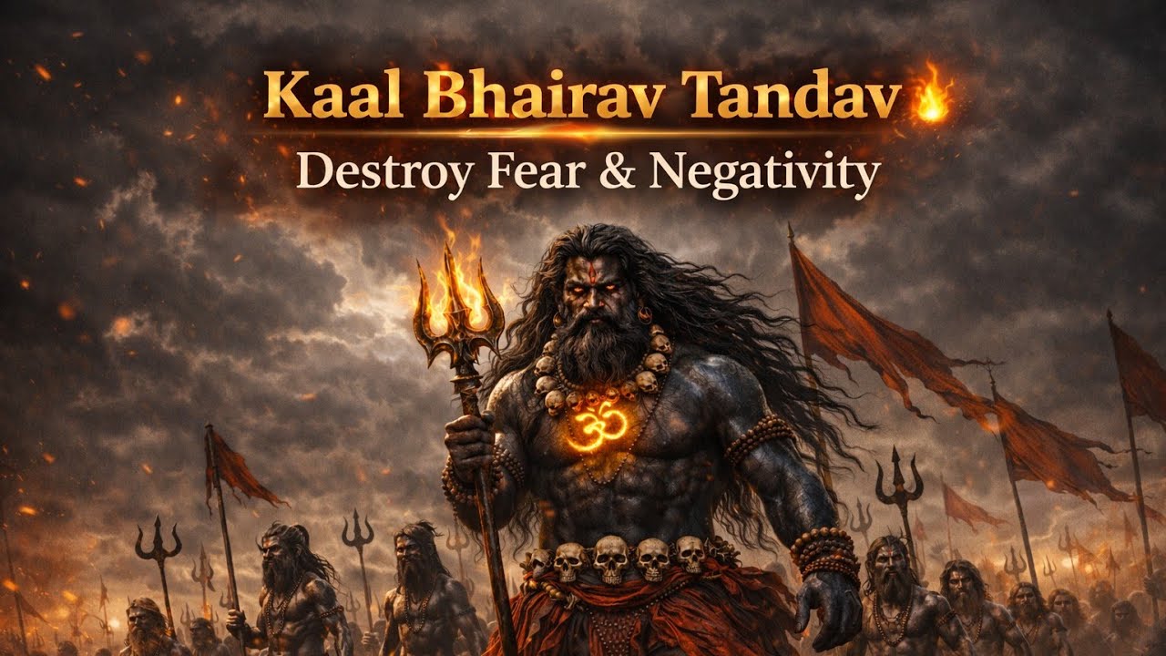 KAAL BHAIRAV TANDAV 🔥 | Guardian of Time, Protector of Humanity | Destroy Fear, Karma & Negativity 
