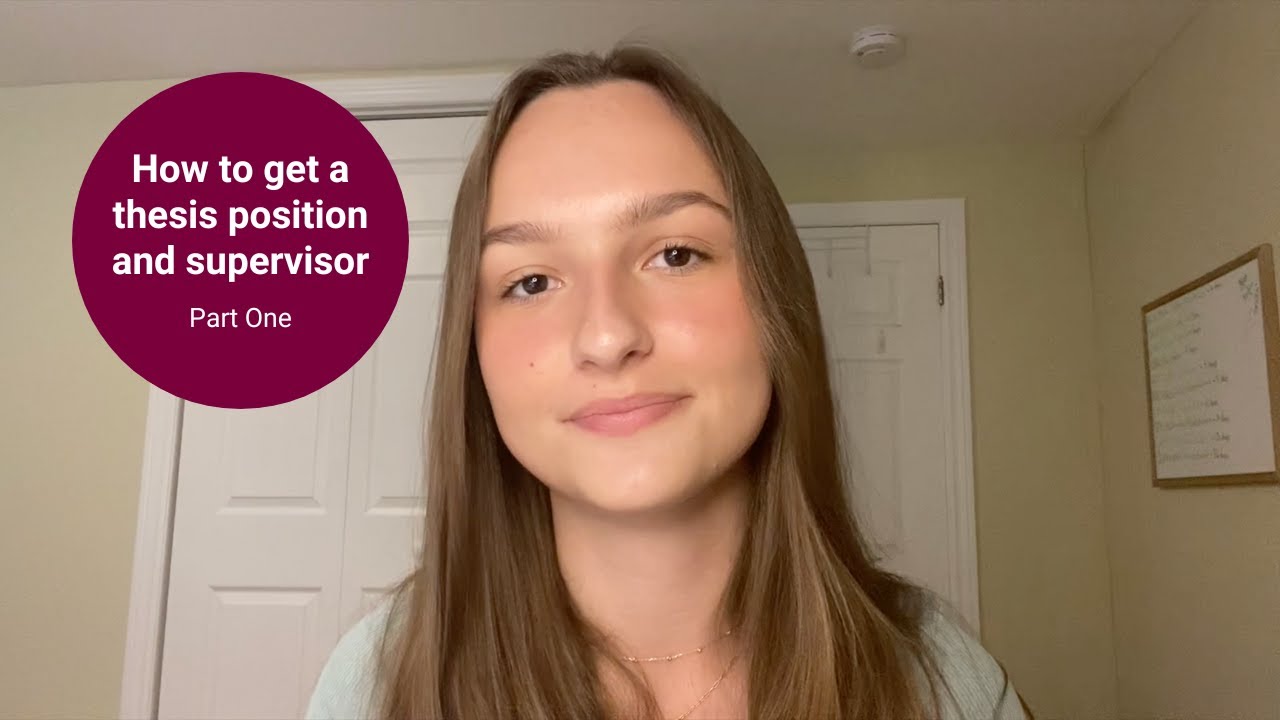 How to get a thesis position and supervisor (Part One) | McMaster University | Student Success