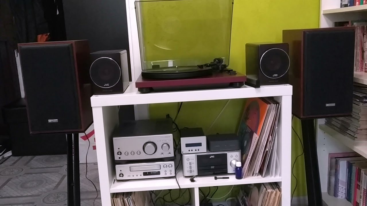 TEAC tn-400s+Audio-Technica AT-VM95ML(MicroLine)+Victor AX-F1+SX-F1S