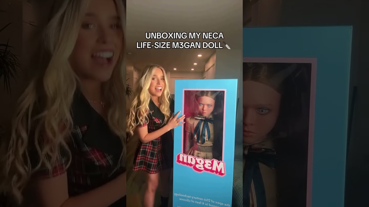 Unboxing The Life-Size M3GAN Doll With Jenna Davis 📦