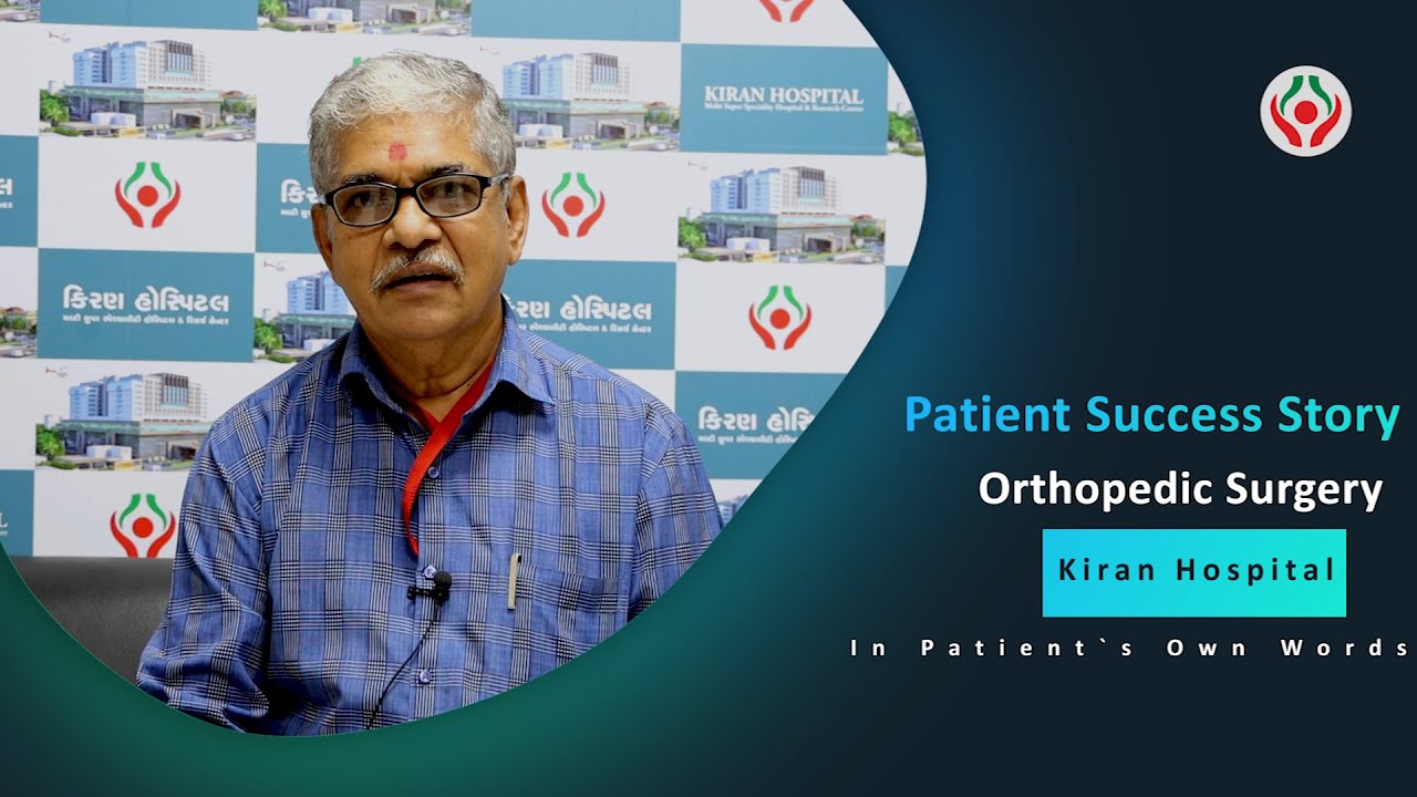 Patient From Mumbai come for Joint Replacement Surgery | Dr.Harshad Joshi | Kiran Hospital Surat