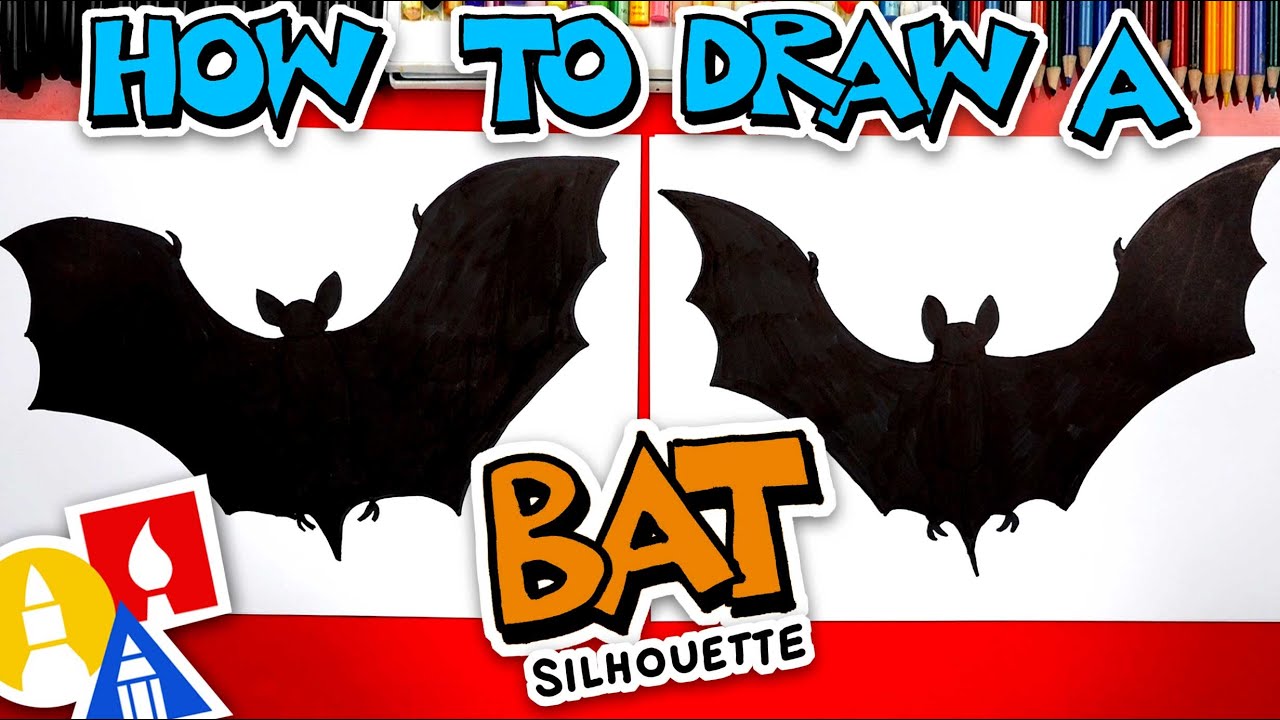 How To Draw A Cool Bat Silhouette
