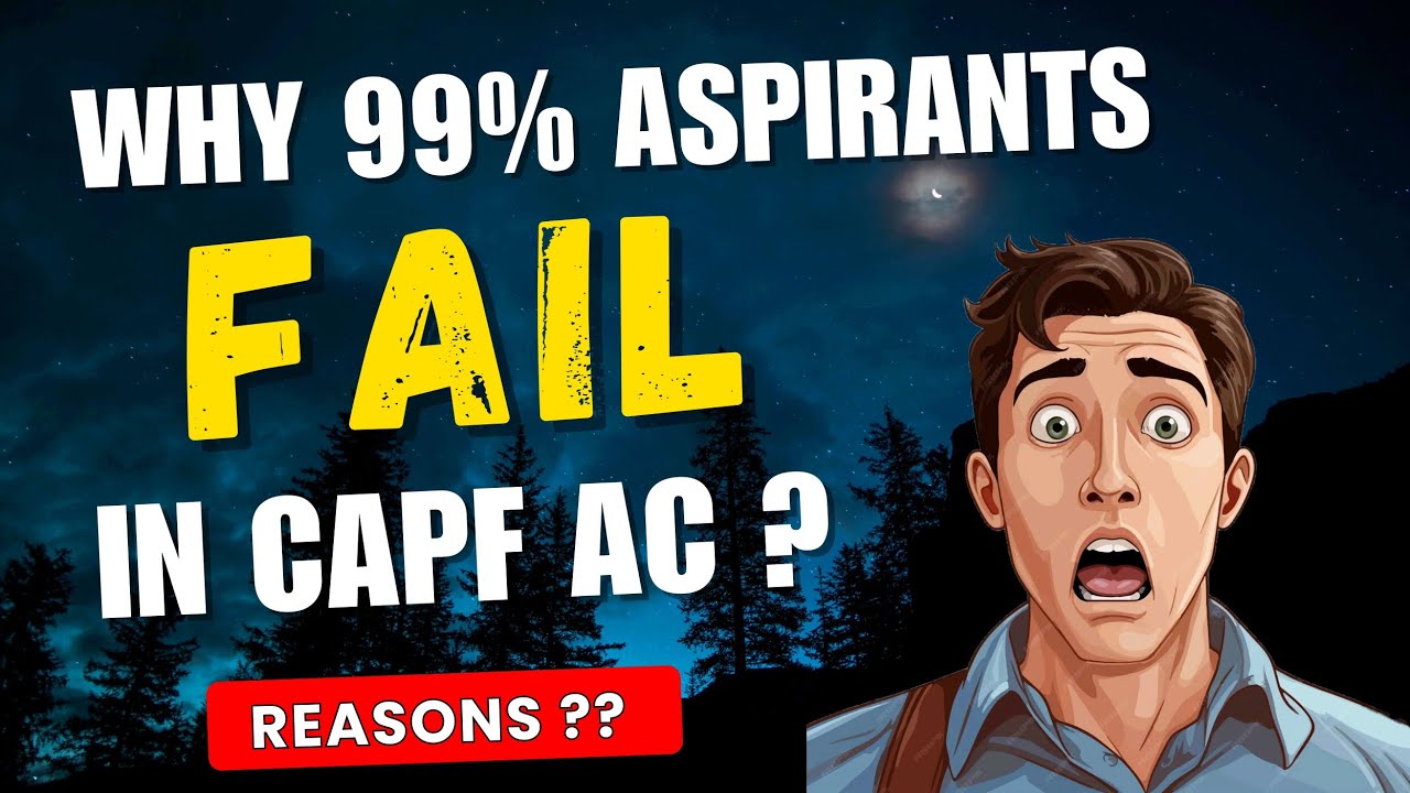 Why 99% Aspirants Fail in Capf AC Exam ? #capf2025 #capftoppers