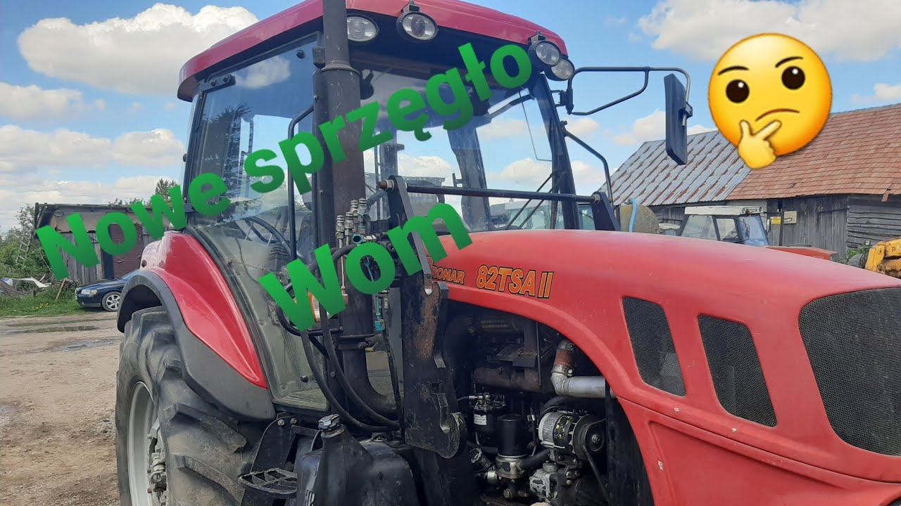 Pronar 82 TS, Mtz, Belarus . Wymiana sprzęgła,  łożysk zwrotnicy, taśmy wom,regulacja .🚜🔧