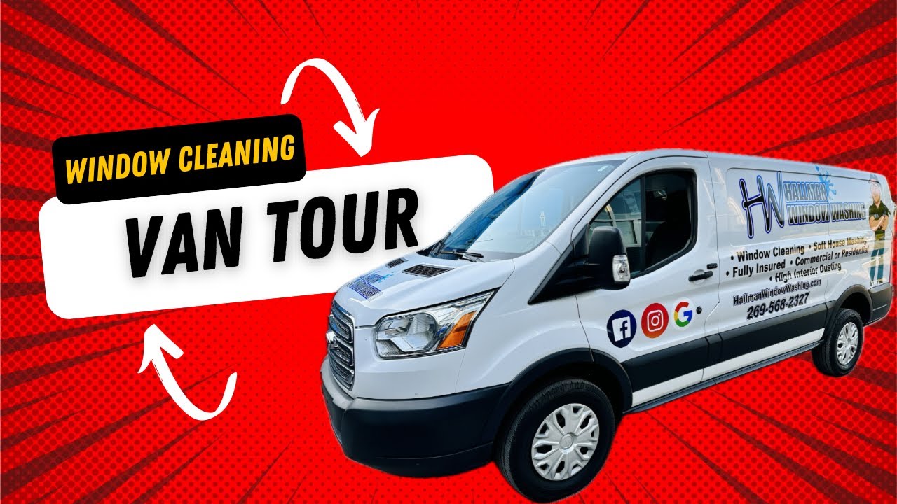 New (ish) Window Cleaning Van Setup 2024 | Ultimate Window Cleaning Van Setup Revealed
