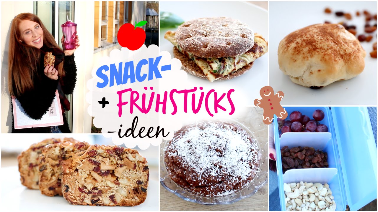 4 EINFACHE + GESUNDE SNACKS für die SCHULE + UNI im WINTER