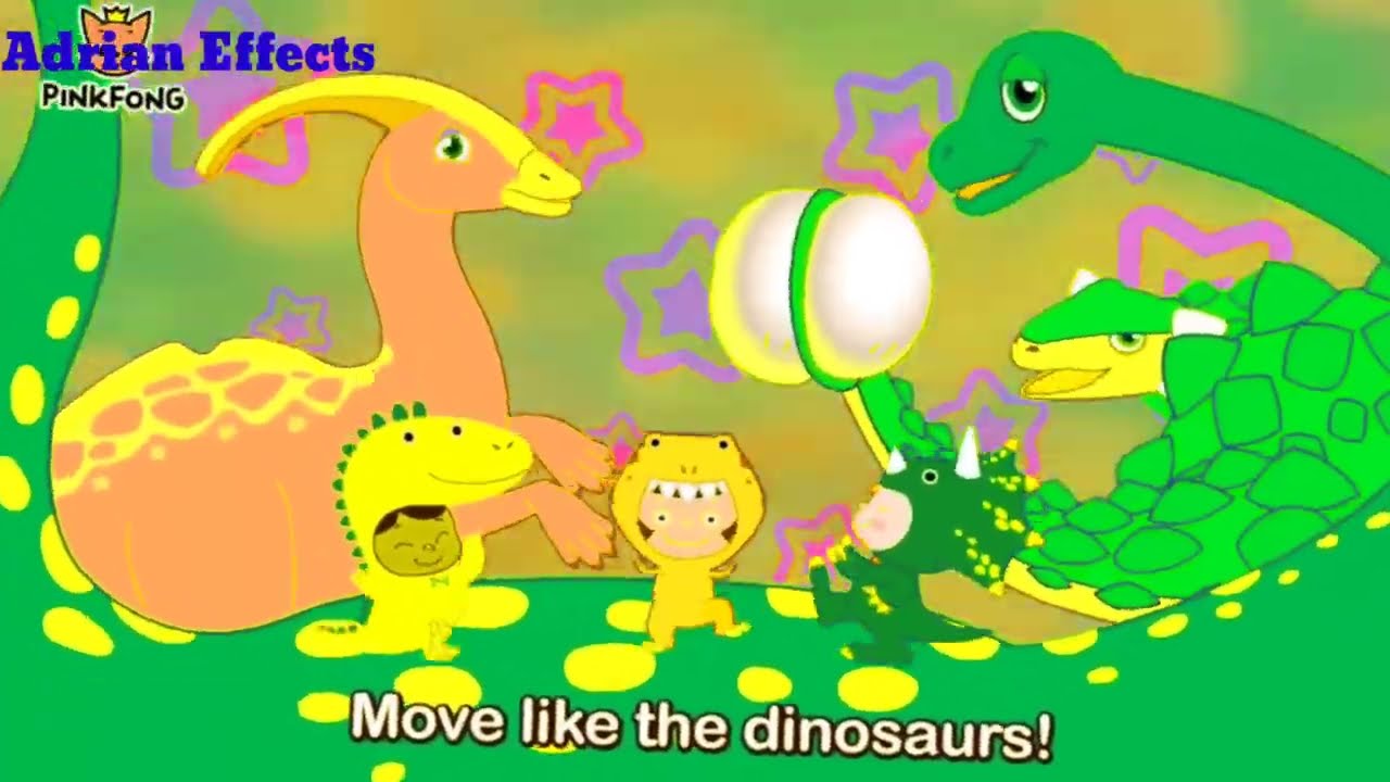 Dance with the Dinosaurs! 🦖🕺Fun Dino Dance Song Preview Effects | Adrian Effects