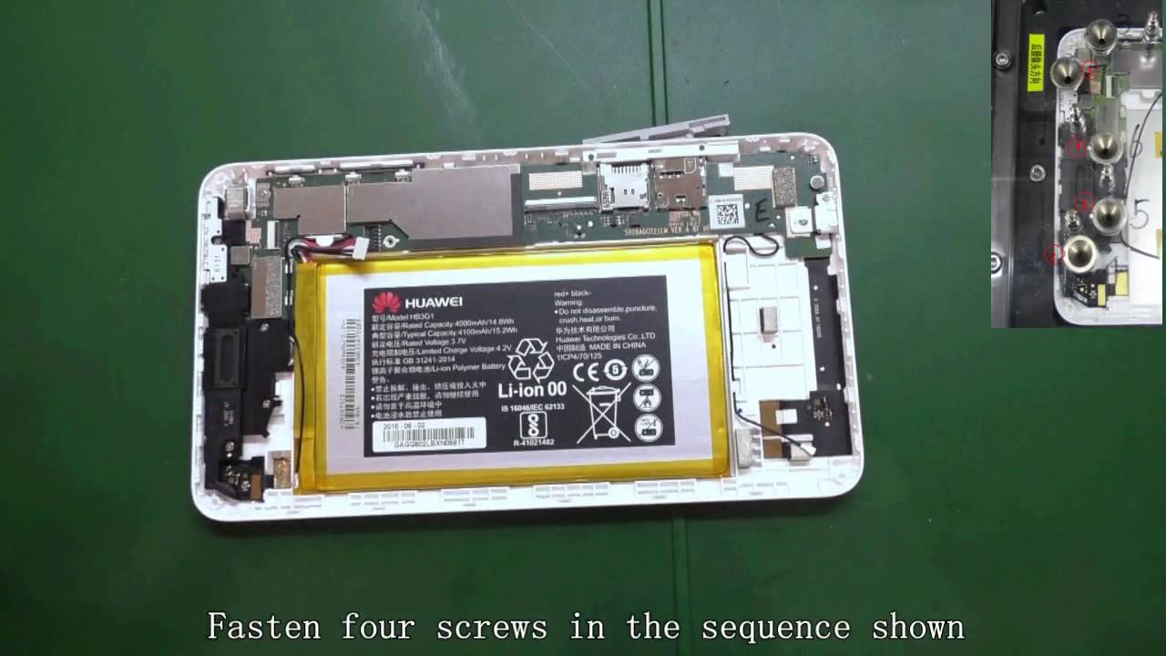 Huawei Mediapad T2 Baggio Assembly tutorial