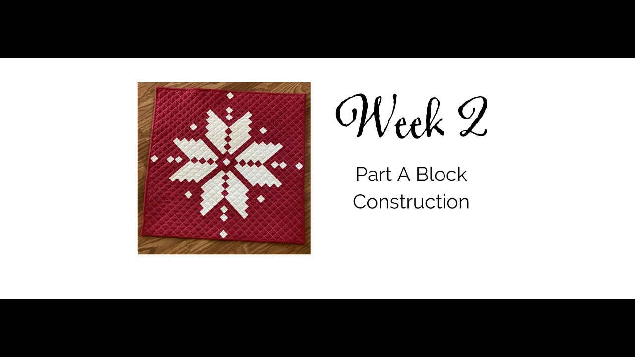 Knitted Star Week 2 Block A part 2