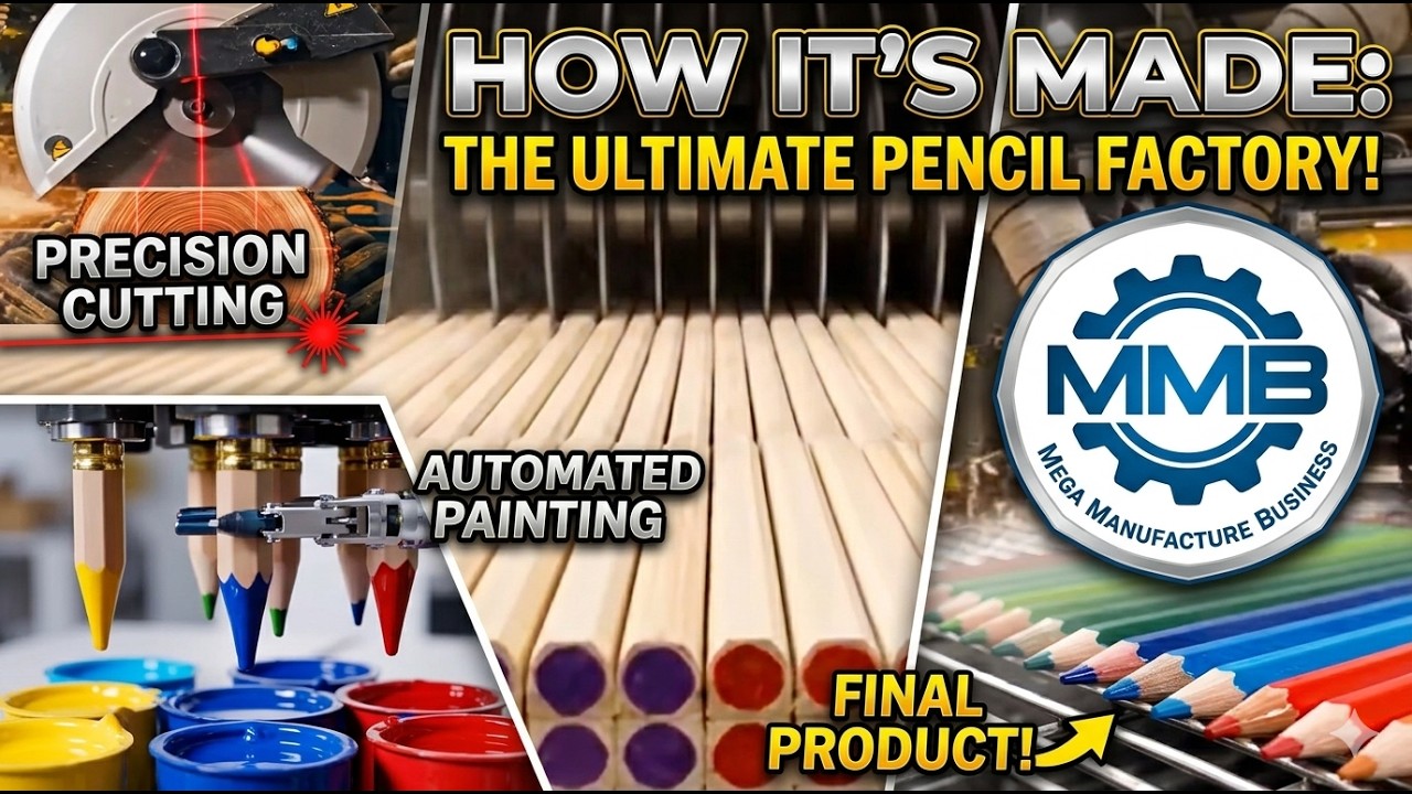 Pencil Making Mega Factory