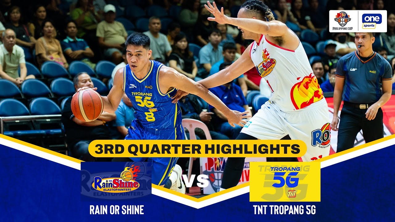 TNT vs. RAIN OR SHINE | 3RD QUARTER HIGHLIGHTS | SEMIFINALS | PBA SEASON 49 PHILIPPINE CUP