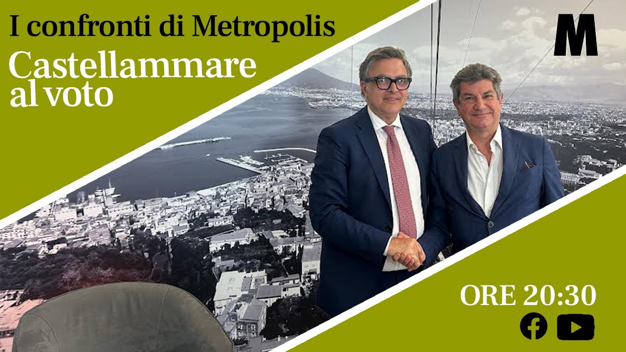 Amministrative a Castellammare: il secondo confronto tra D'Apuzzo e Vicinanza