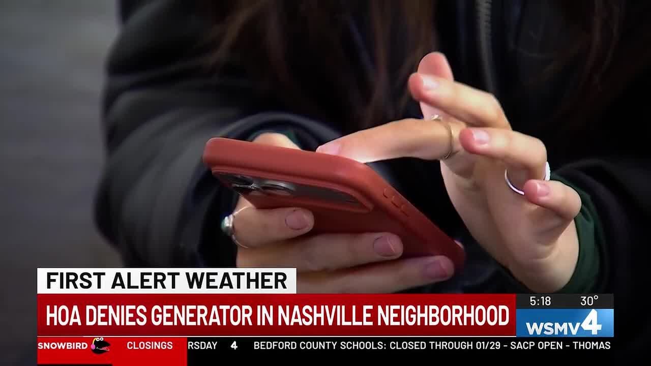 HOA denies generator in Nashville neighborhood