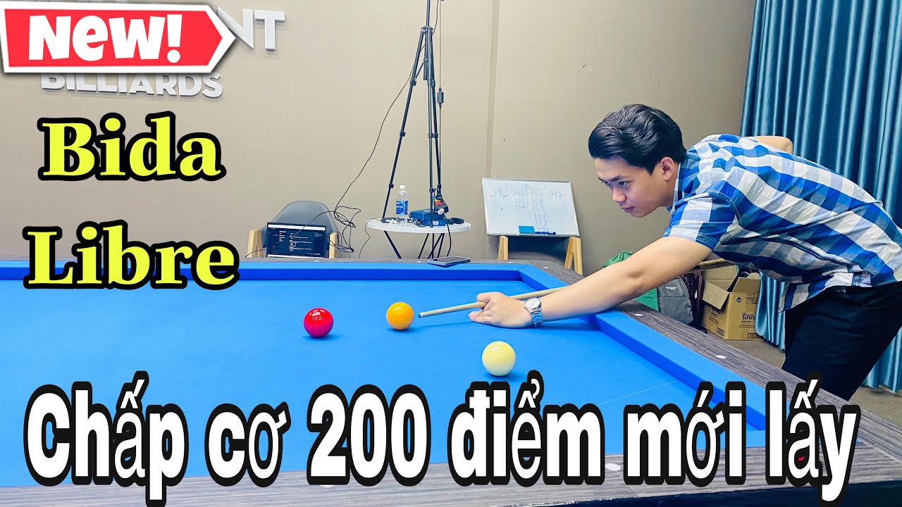 Bida phăng kèo chấp serie 200 điểm trở lên lấy đánh 400-150.Thịnh Kent Vs Khang đệ