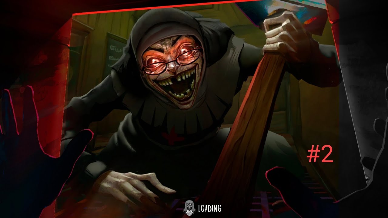 || Evil nun car escape || most heart attack gaming gameplay ||
