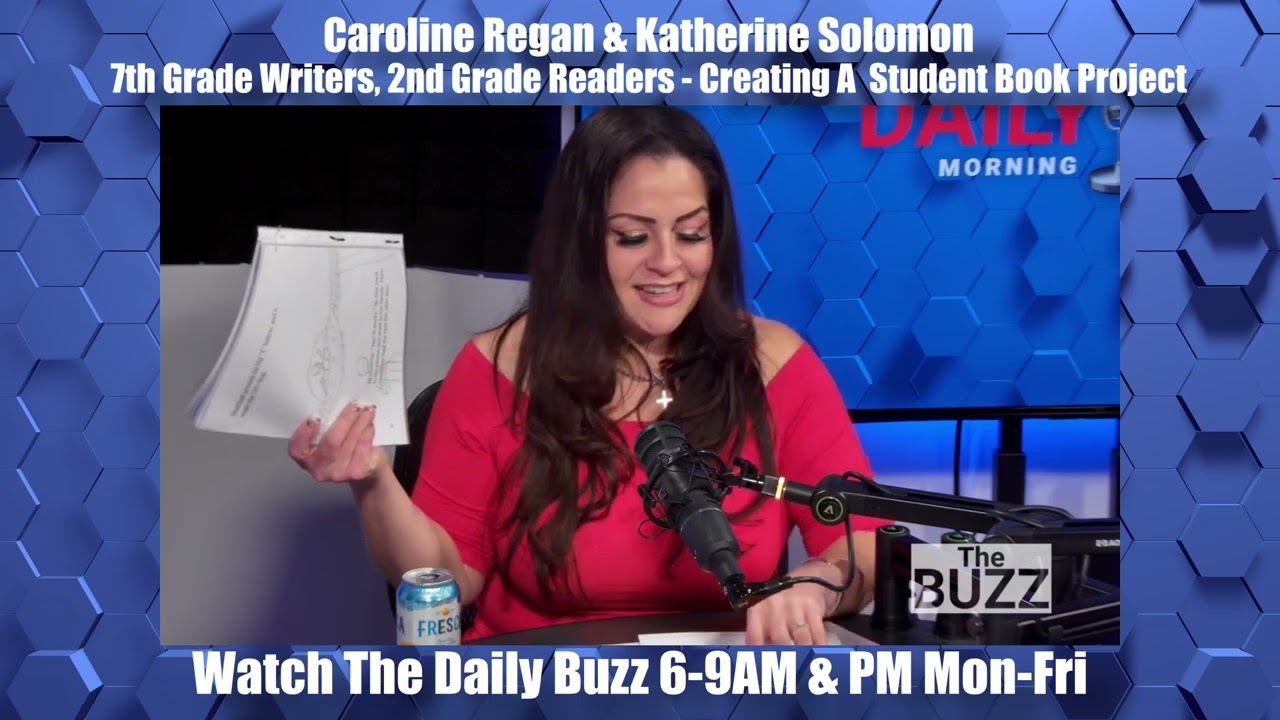Caroline Regan & Katherine Solomon - Creating A Student Book Project  | The Daily Buzz Santa Clarita