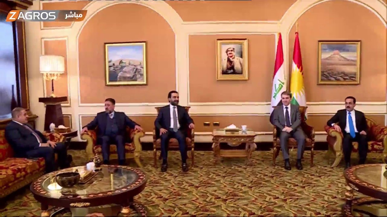 مباشر.. رئيس تحالف تقدم، محمد الحلبوسي يصل إلى أربيل