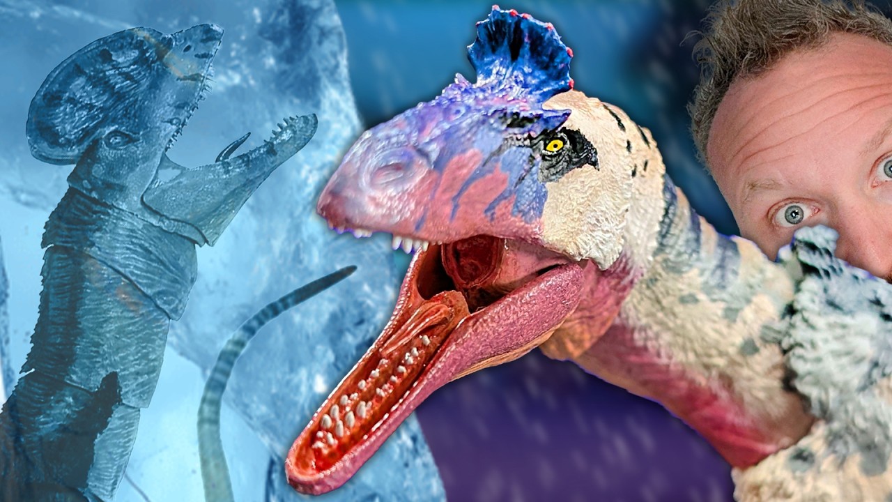 The Antarctic Crown!?! Cryolophosaurus 1/18 Scale Figure Preview
