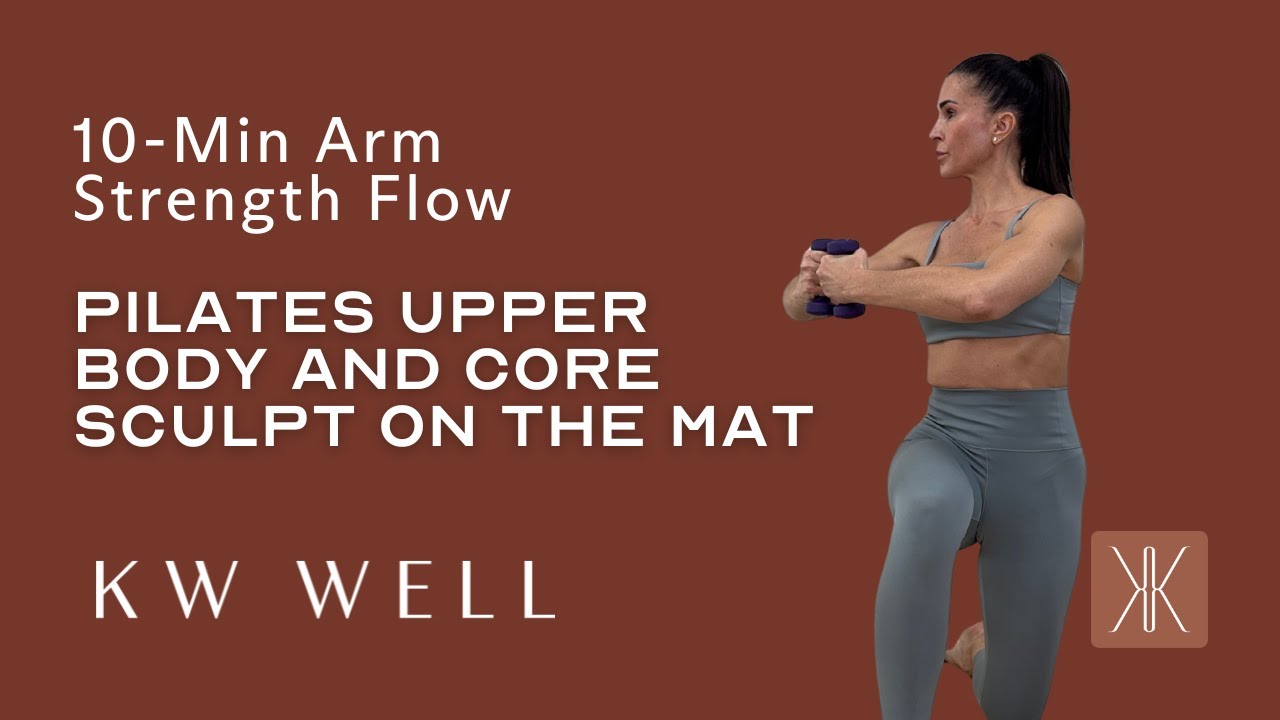 10-Min Arm Strength Flow | Pilates Upper Body and Core Sculpt on the Mat
