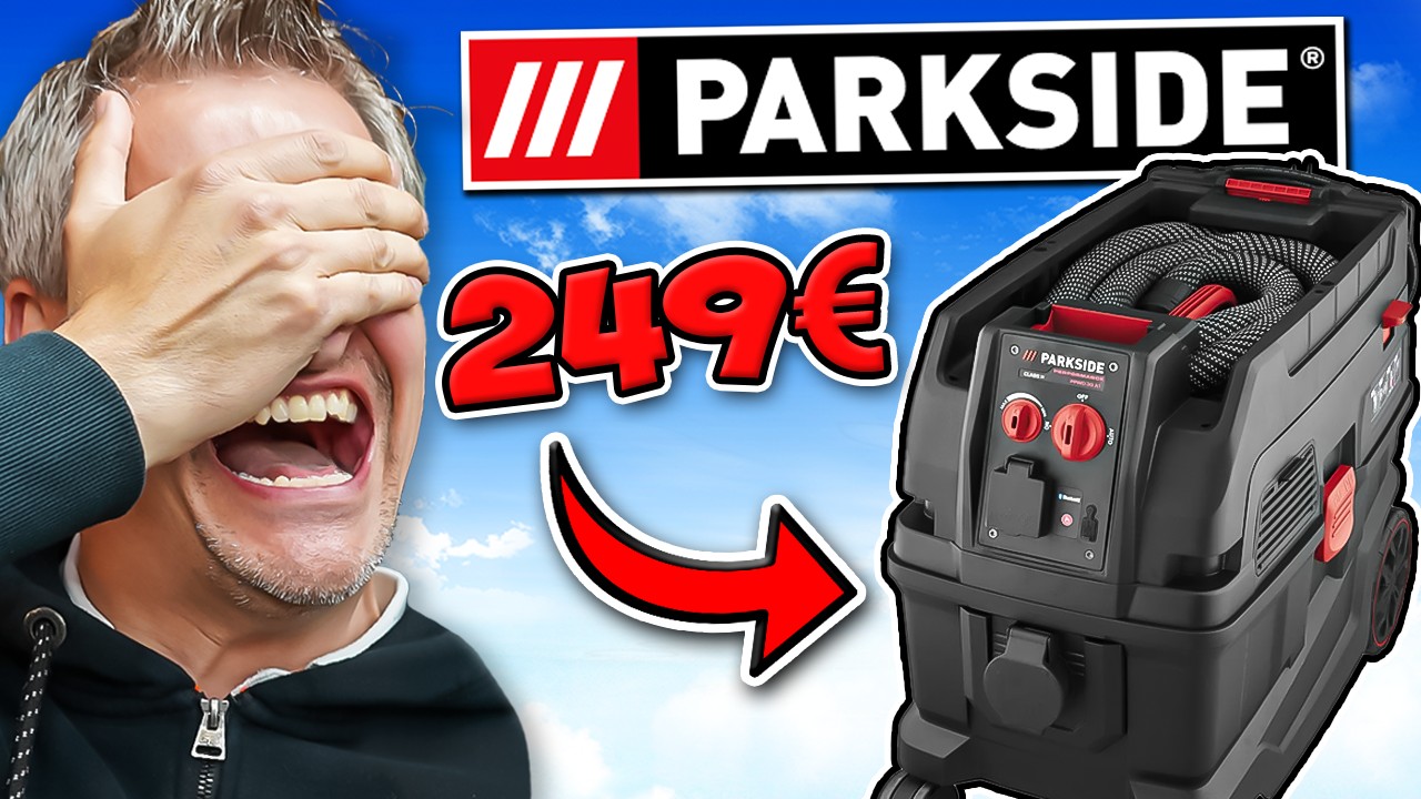 UNFASSBAR! 249,- PARKSIDE STAUBSAUGER SCHLÄGT FESTOOL? | WERKZEUG NEWS 294