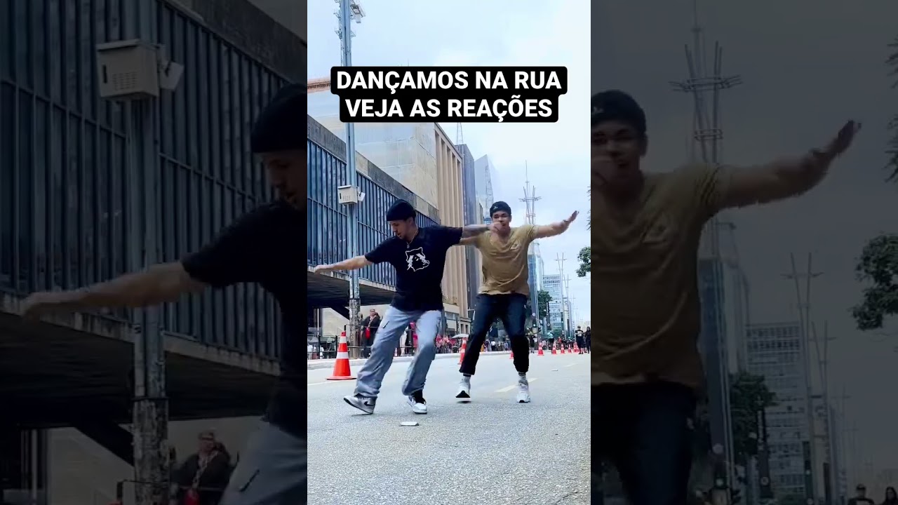 DAN&Ccedil;AMOS NA RUA, aten&ccedil;&atilde;o nas rea&ccedil;&otilde;es 😱 #dancechallenge #dancevideo #dance