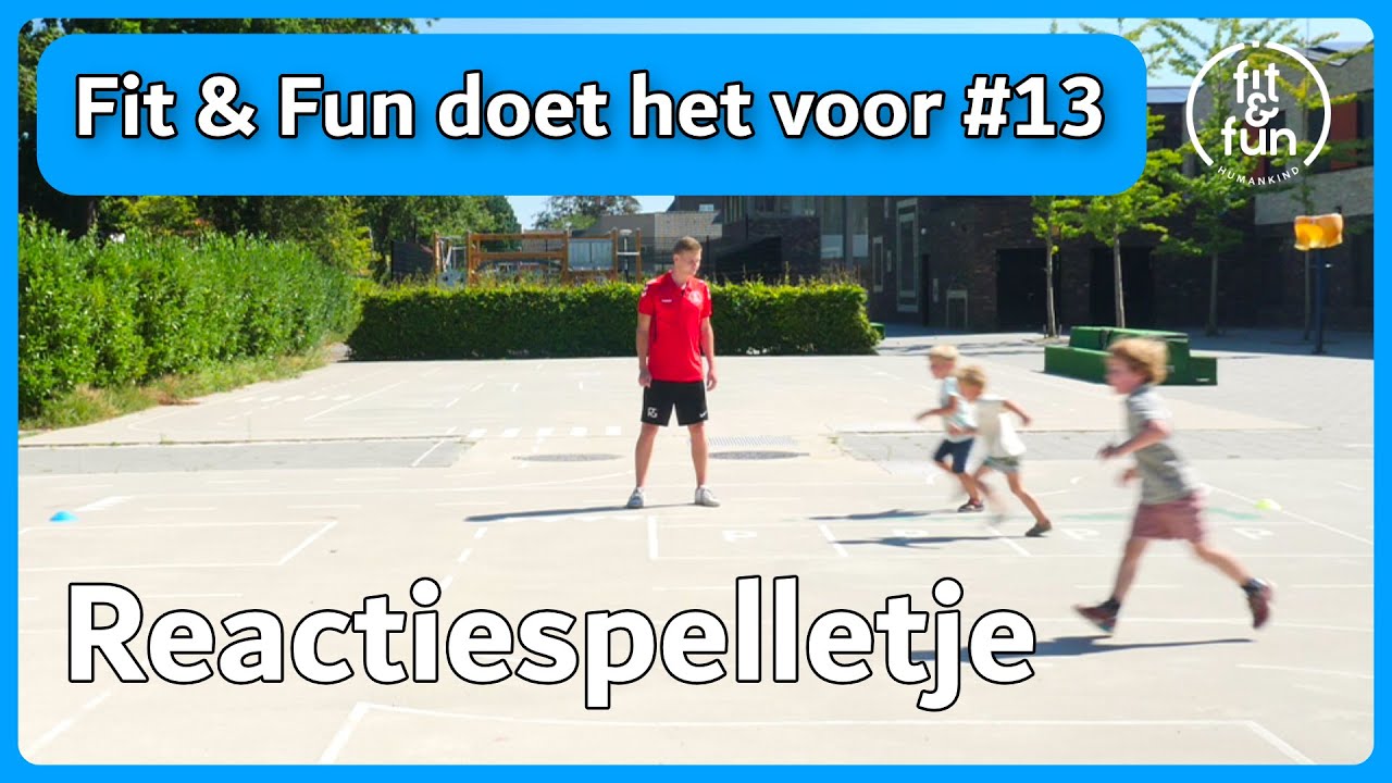 Fit & Fun doet het voor #13 - Reactiespelletje (Gymles)