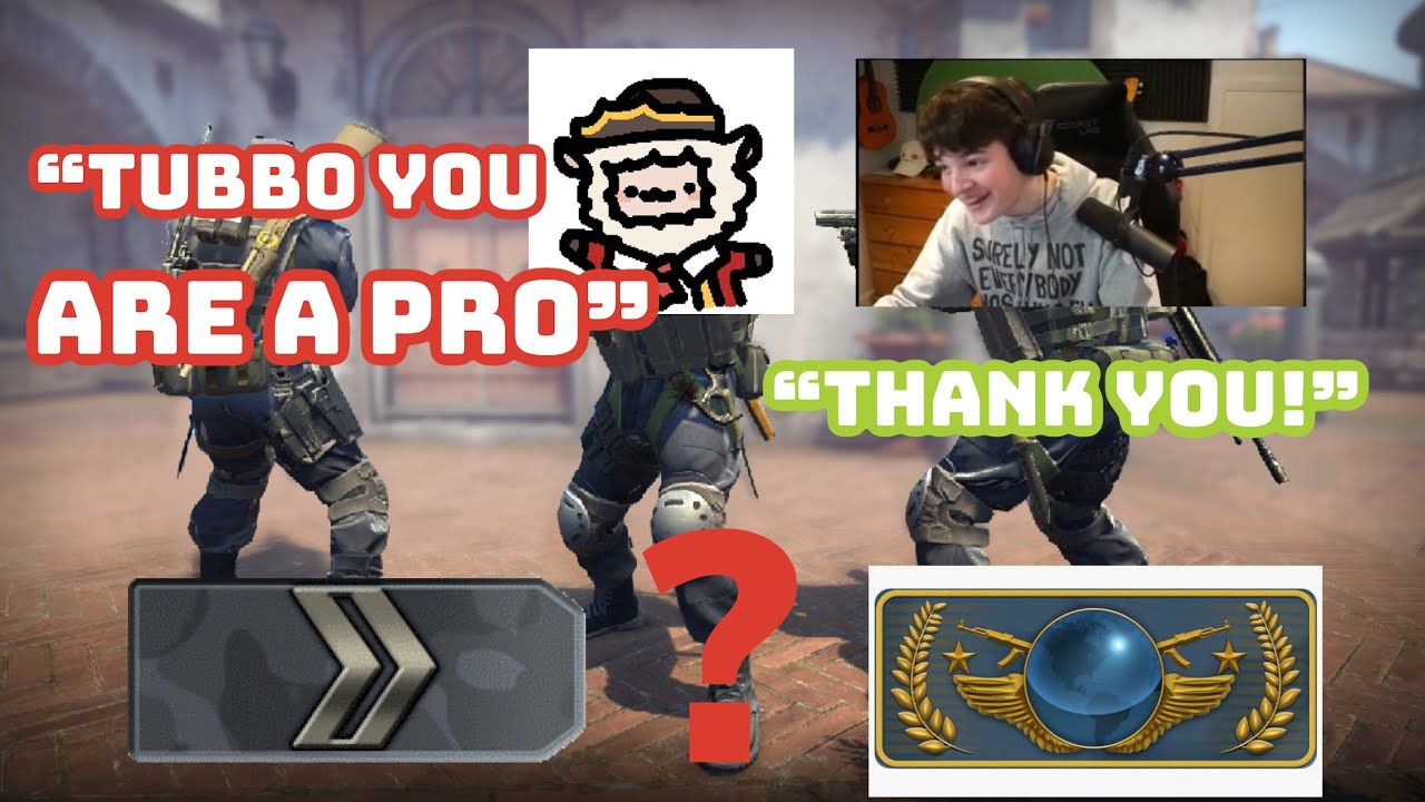 Tubbo carries in CSGO with Captain Puffy and gets his RANK revealed!