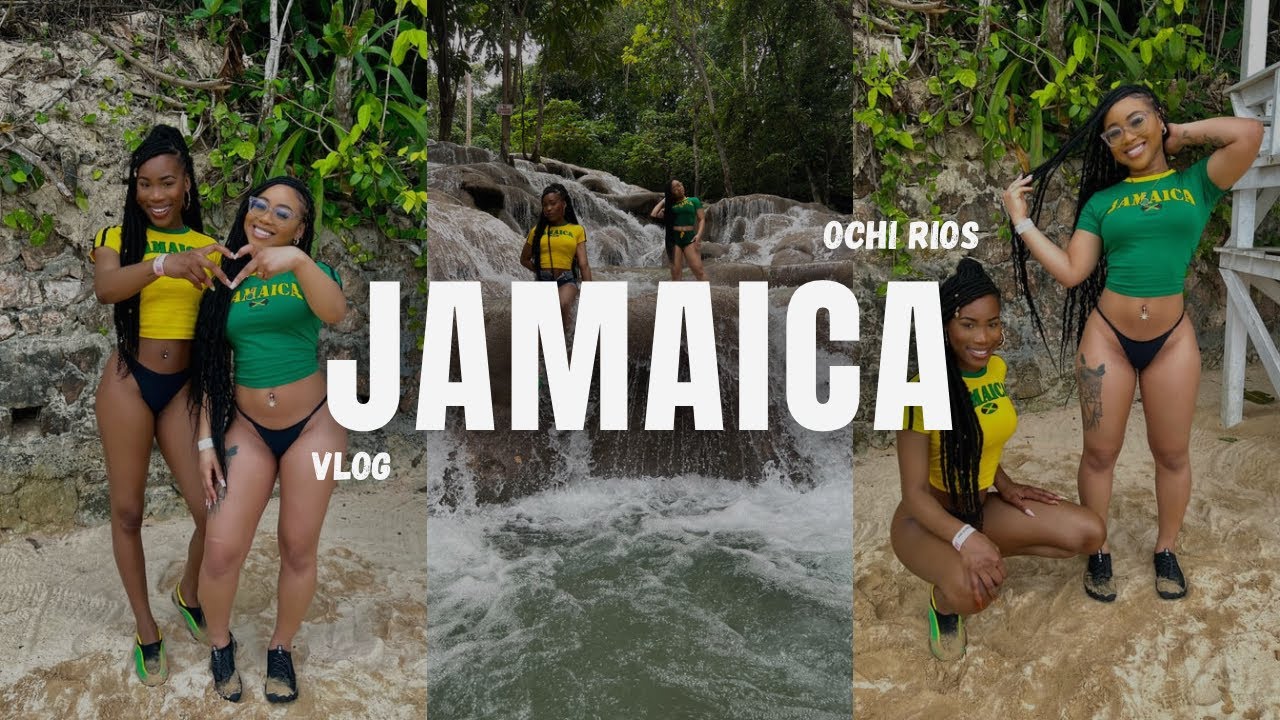 VLOG | Ochi Rios Jamaica | Falls, Beach, Hiking, Food, Nightlife & more 🇯🇲