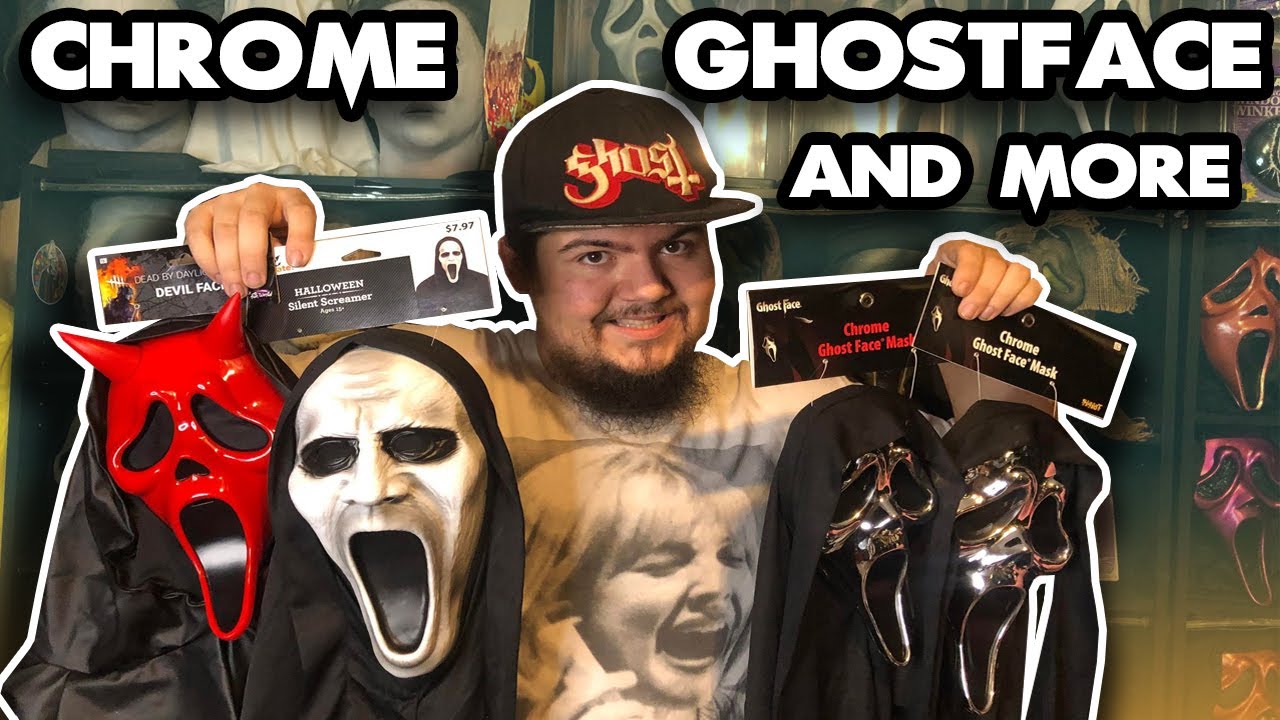 ОБЗОР ХРОМОВОЙ МАСКИ GHOSTFACE И ДОПОЛНИТЕЛЬНЫЕ МАТЕРИАЛЫ!
