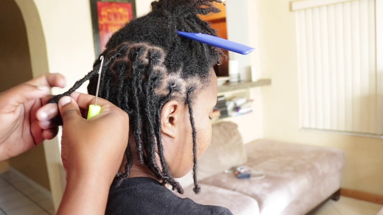Interlocking Dreads/ Locs With an Under Cut