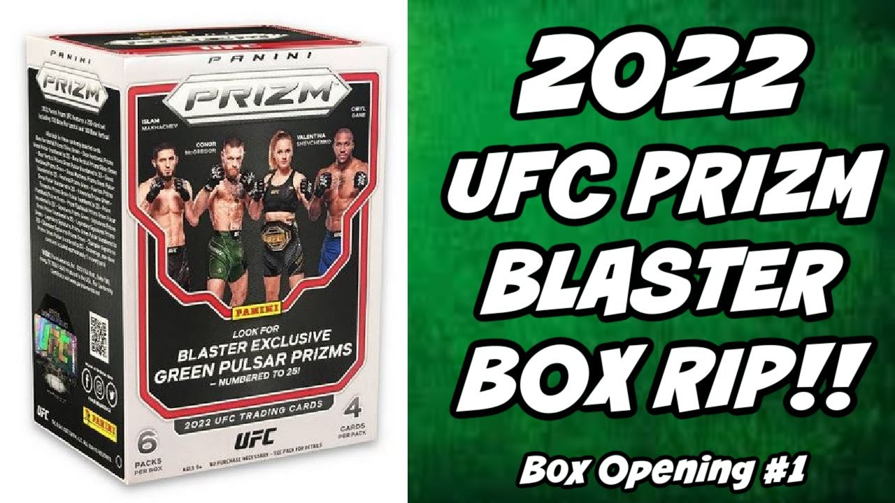 2022 UFC Panini Prizm Blaster Box Rip!! | Blaster Box Opening #1