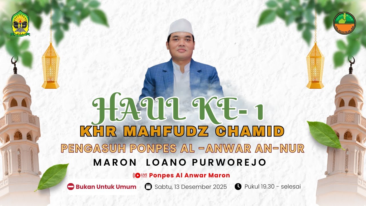 HAUL KE-1 KHR MAHFUDZ CHAMID