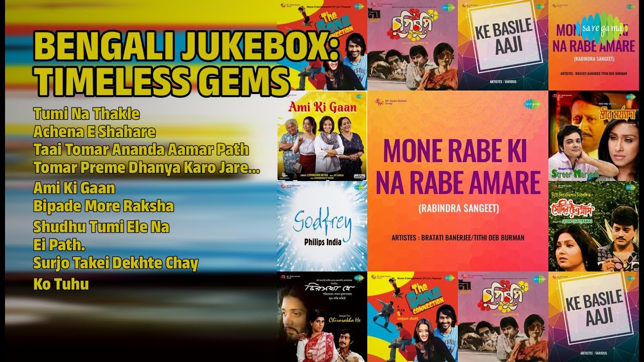 সেরা বাংলা গান | Jukebox | Anjan Dutt Songs | Tumi Na Thakle | Achena E Shahare