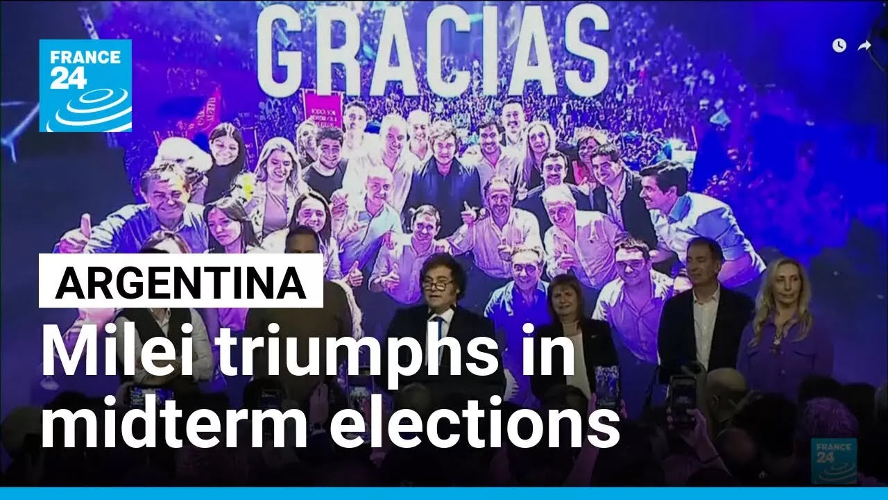 Milei triumphs in Argentina midterm elections closely watched by Washington &bull; FRANCE 24 English