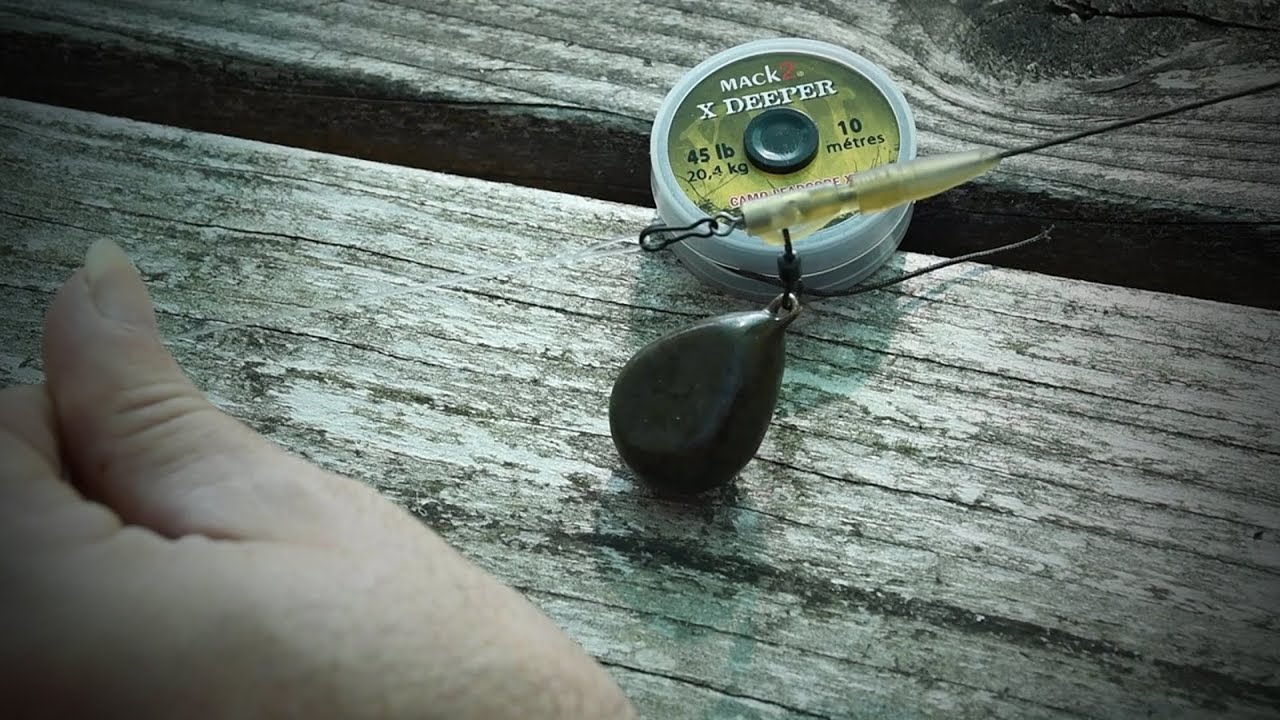 Réaliser un montage clip-plomb & leadcore - La Minute Carpe