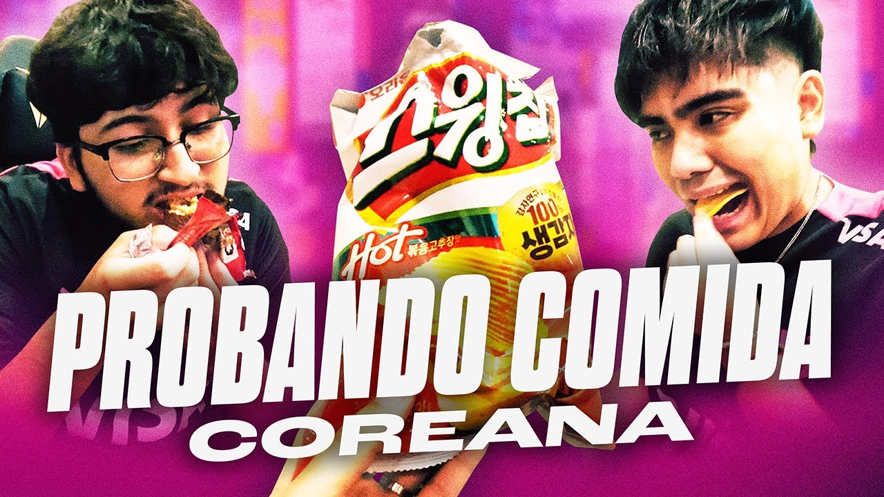 PROBANDO COMIDA COREANA | VLOG DE SHYY en #VALORANTChampions | KRÜ Esports