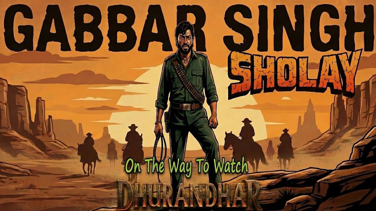 GABBAR SINGH is on the way to watch DHURANDHAR | SHOLAY | Funny Concept | Comedy Theory | What If 