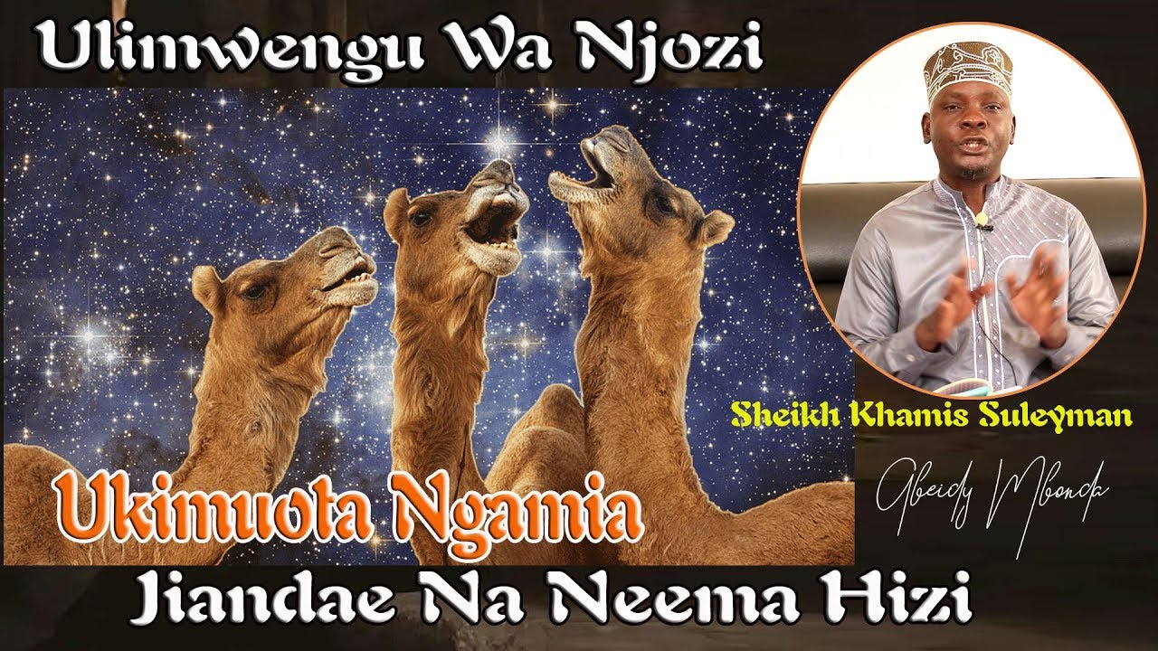 HIZI NDIO NEEMA UZIPATAZO | UKIOTA NJOZI YA NGAMIA | SHEIKH KHAMIS SULEYMAN