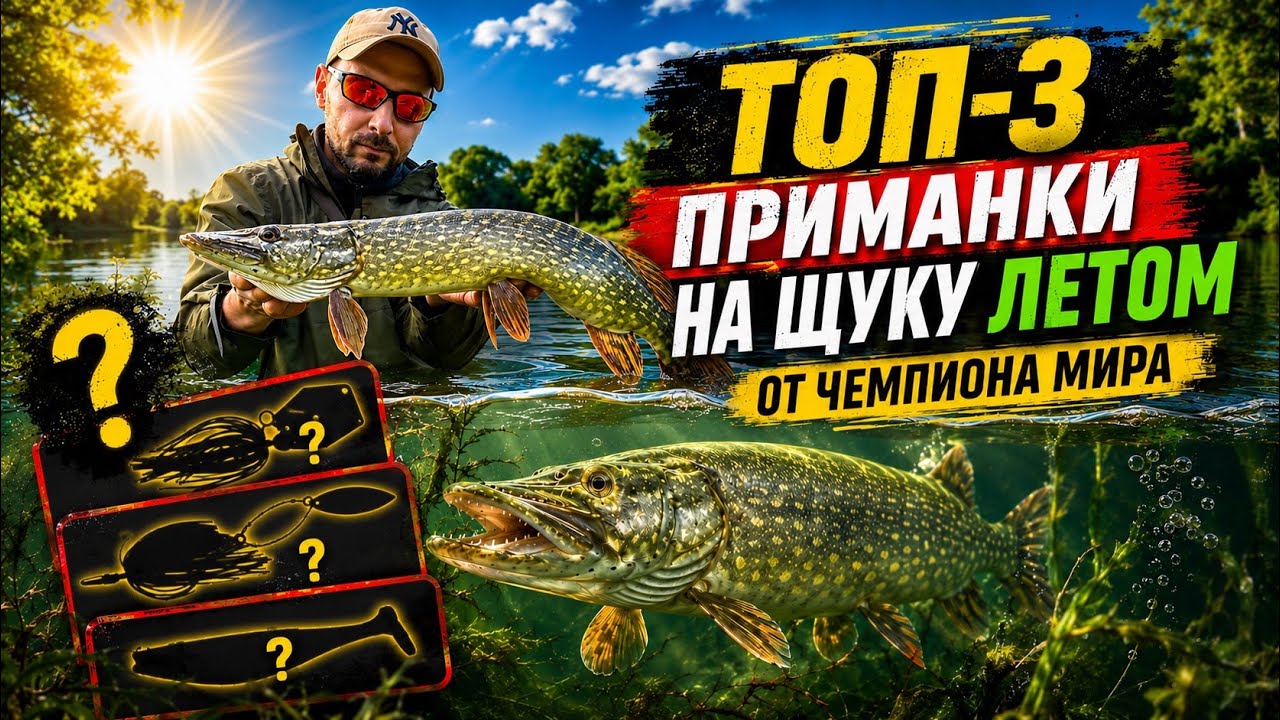 Top 3 Summer Pike Lures: Lures Used by the World Champion