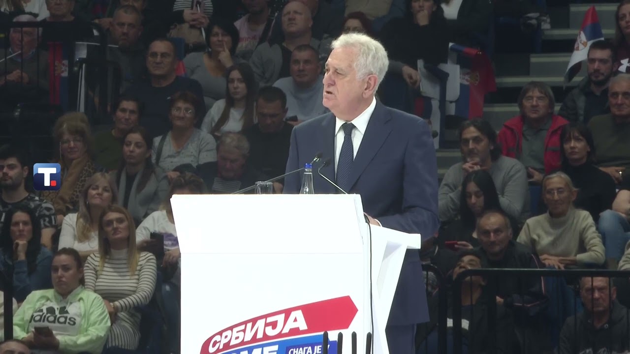 Tomislav Nikolić uputio reči podr&scaron;ke na predizbornom skupu SNS-a u Beogradu