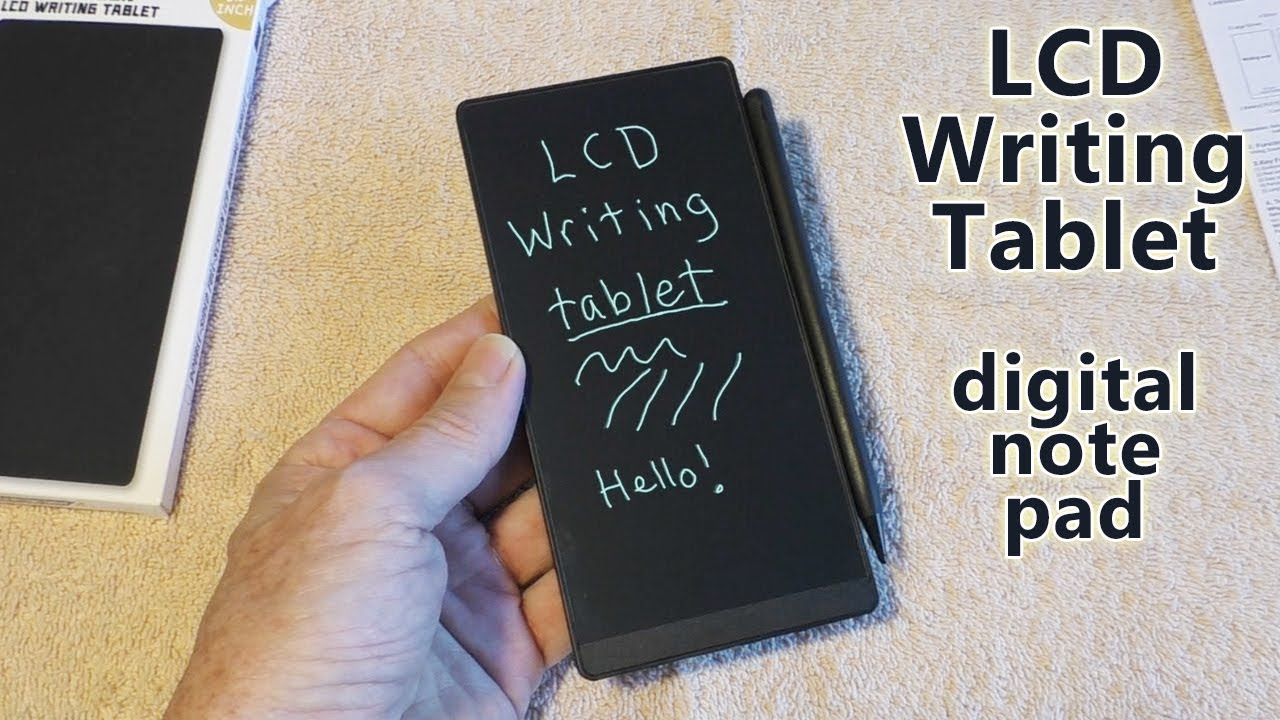 LCD Writing Tablet small digital note taking device Very COOL!
