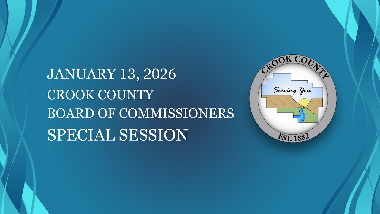 Crook County Board of Commissioners Goal Setting Mid-Year Department Presentations January 13, 2026